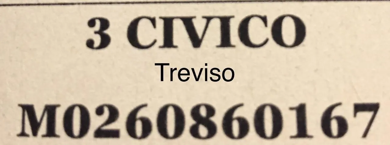 Guest house Civico3 Hotel Treviso